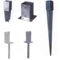 fence post metal pole anchors & post anchor